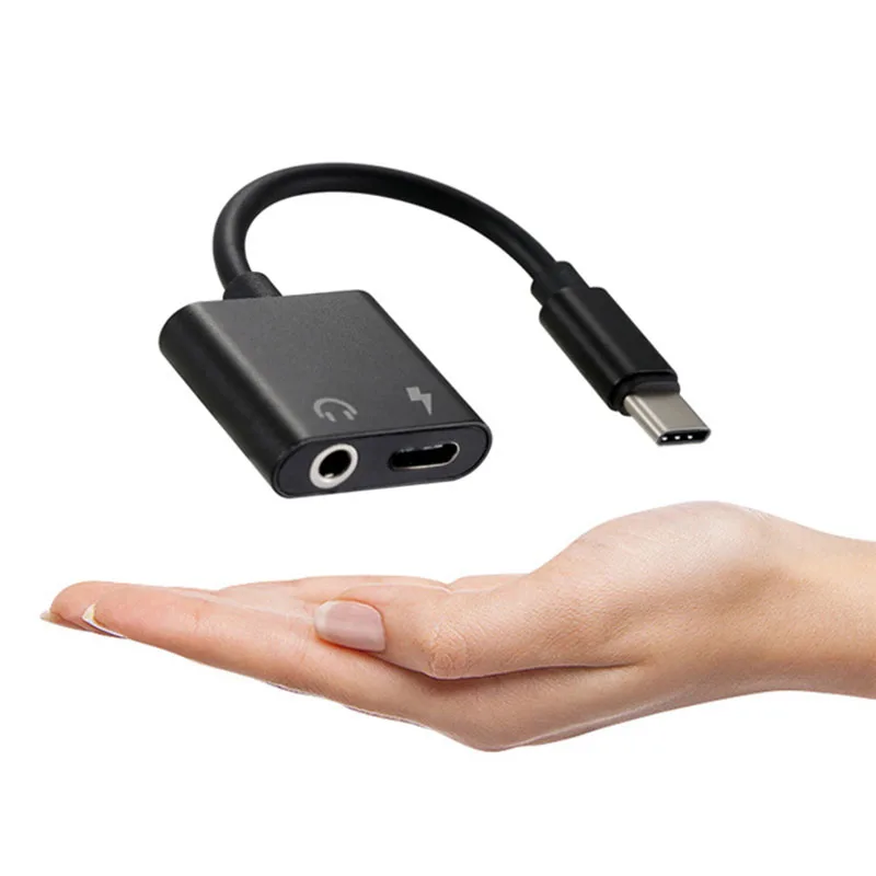 2 в 1 USB 3 Тип C до 5 мм Aux папа к женскому аудио разъем для наушников зарядное