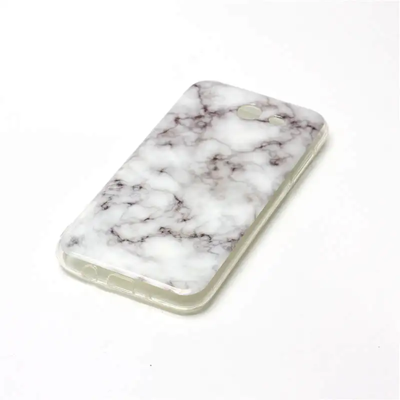 Мраморный IMD Pattern Мягкий Гель Вернуться ТПУ case для Samsung Galaxy J3 2017 Прозрачный Side Rubber
