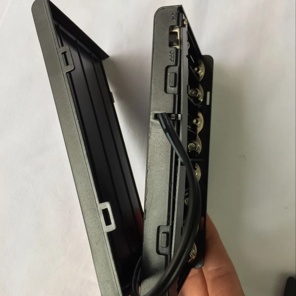1 5 шт./лот В 8x100 в AA пластик Батарея Держатель с DC5.5x2.1mm разъем 12 вольт батарея