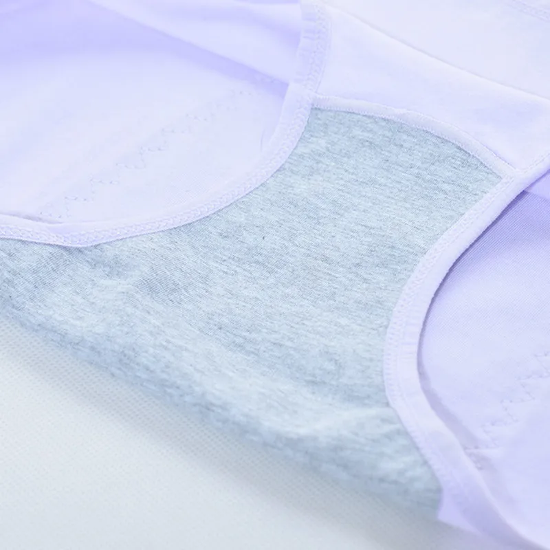 Трусики хлопковые с защитой от протечек нижнее белье для женщин физиологические