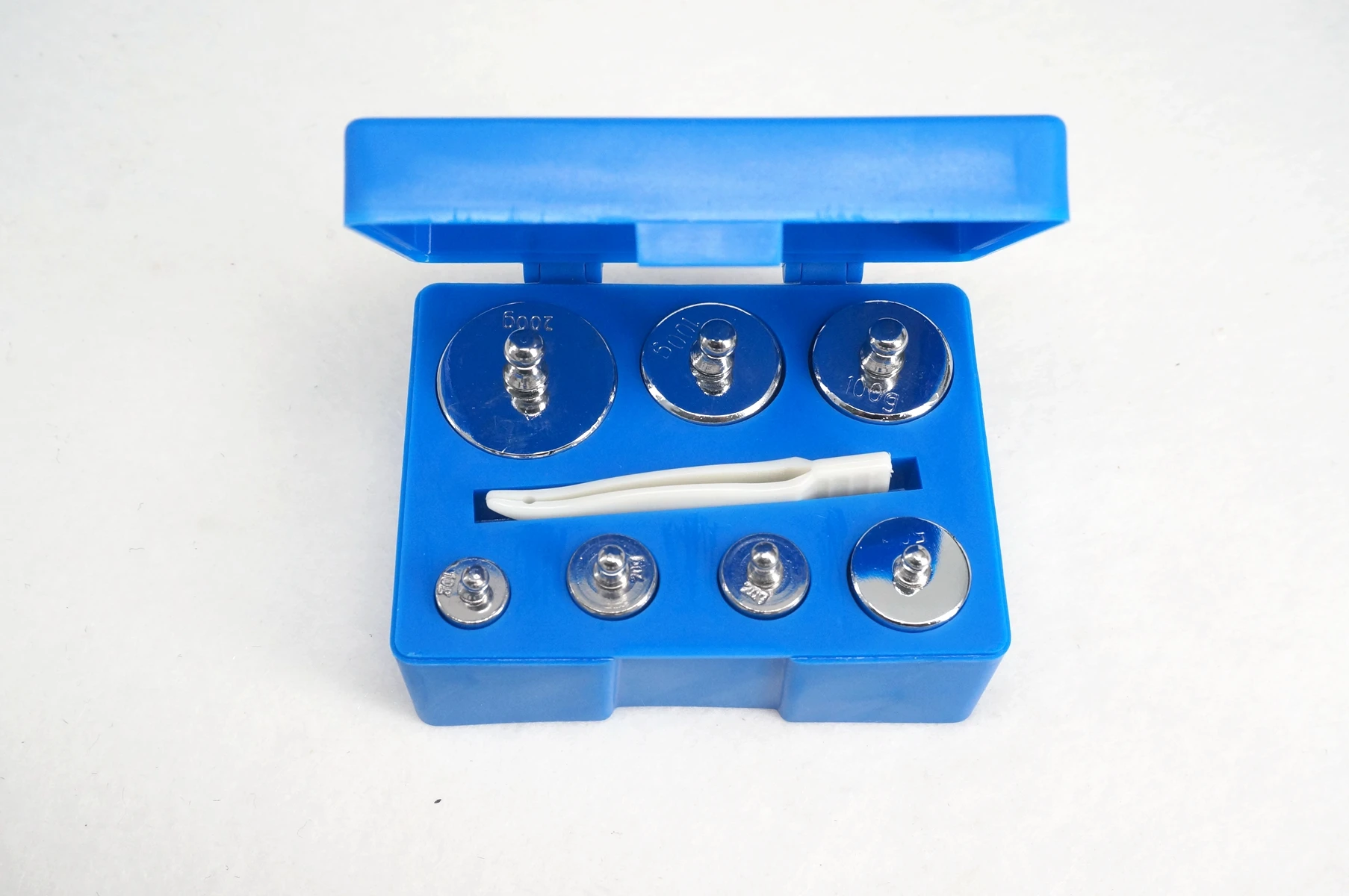 

Box of Set 10g 20g*2 50g 100g*2 200g Total 500g Calibration Weight Precision Calibration Weight Set