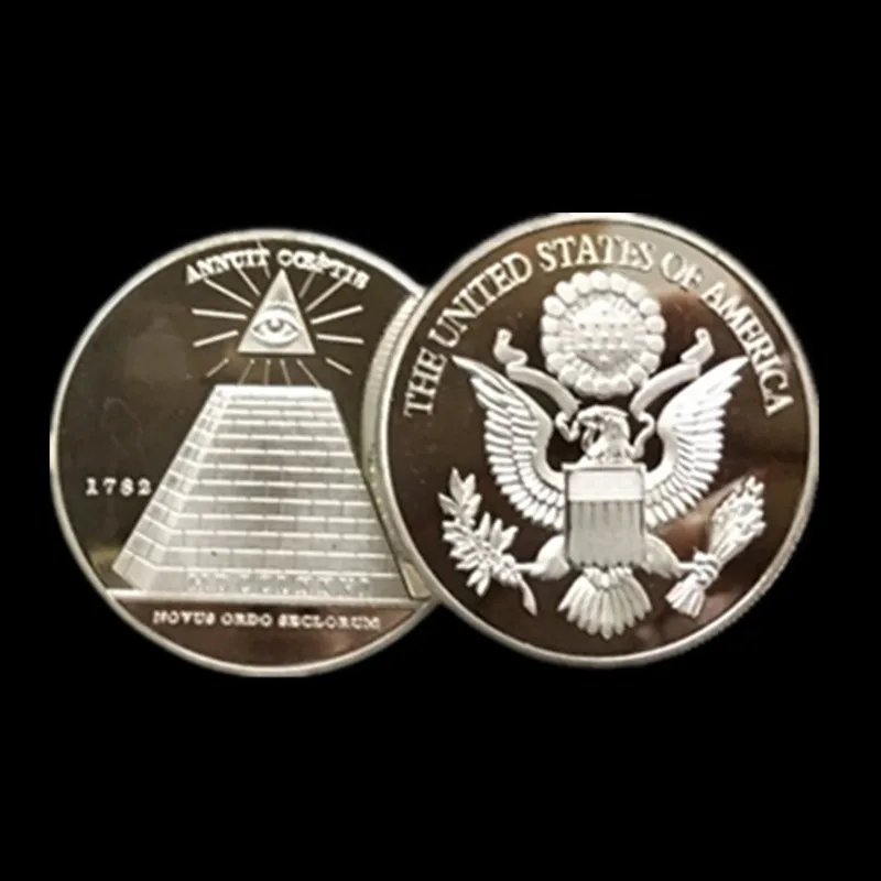 100 шт. немагнитная Национальная эмблема США ордо церковь значок аннуит Cceptis