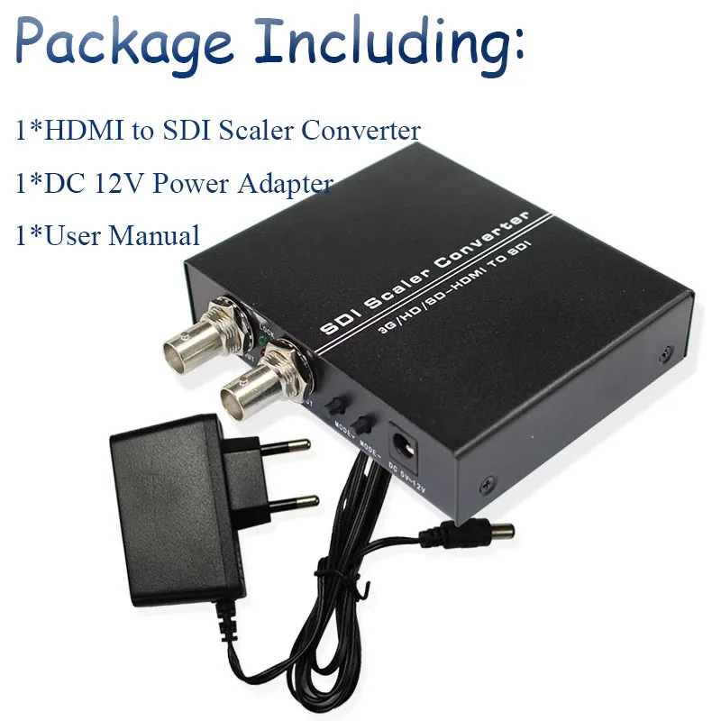 HDMI to SDI Scaler High Definition Converter Support 3G-SDI&ampHD-SDI&ampSD-SDI |
