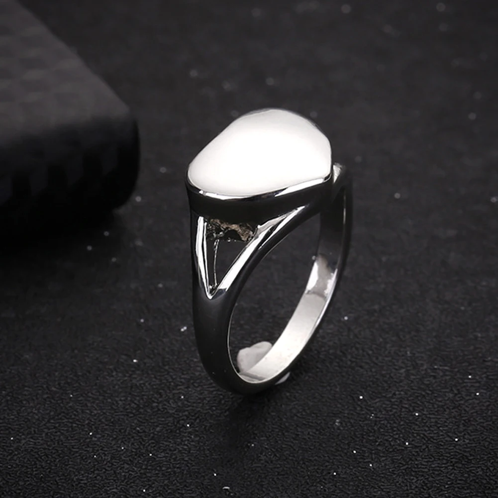 Винтажное сердце Pet Memorial Ring Shellhard из нержавеющей стали Серебряная подвеска собачья лапа палец кольца для женщин Femme ювелирные изделия