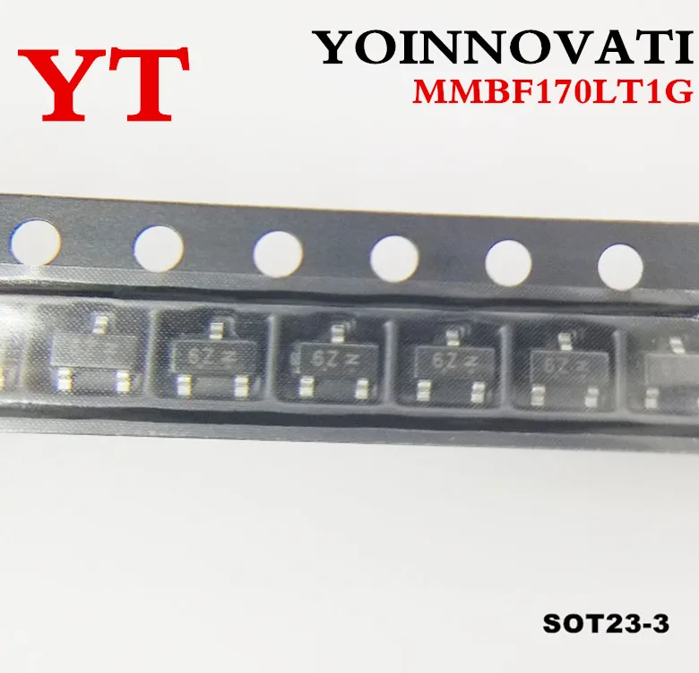  50pcs/lot MMBF170LT1G MMBF170 MOSFET N-CH 60V 500MA SOT23 IC Best quality | Электронные компоненты и