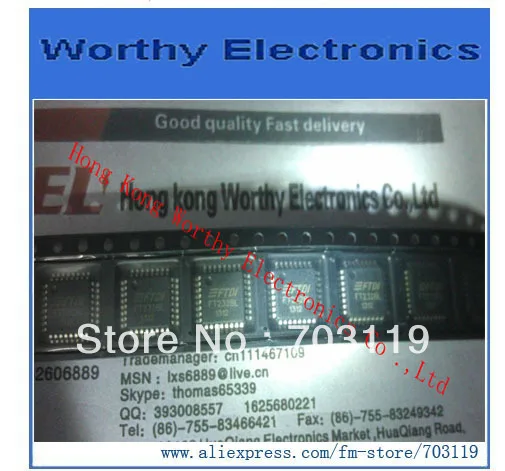 10 шт./лот FT232BL FT232 QFP32 FTDI IC USB FS SERIAL UART 32-LQFP