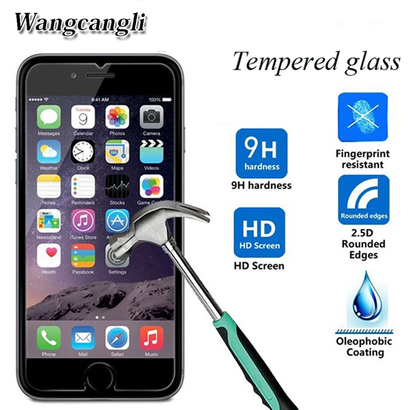 Защитное стекло для iphone 7 закаленное 6 6s 8 plus пленка 5S 4 Защита экрана x|protective glass|glass