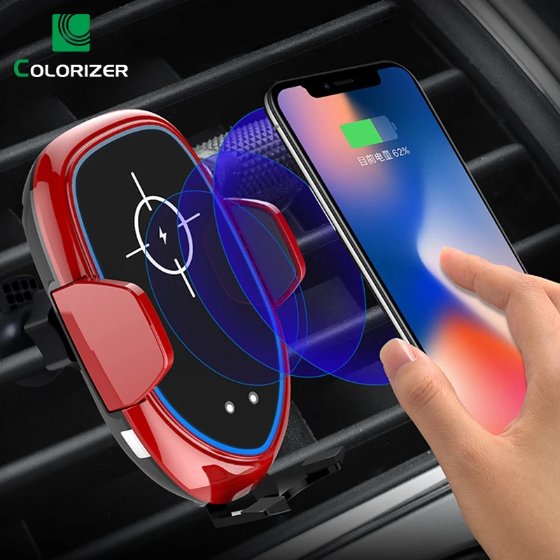Qi автомобильное беспроводное зарядное устройство для iPhone XS Max XR X Samsung S10 S9 Note9