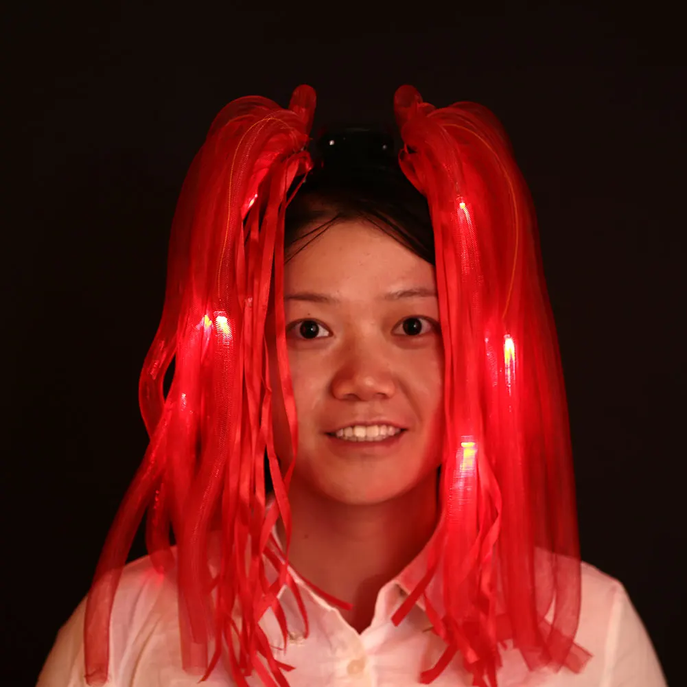 Toys Glowing Hair Plastic Fashionable Luminous toys LED Hairband Toy Head Hoop Kids light lichtstaven | Игрушки и хобби
