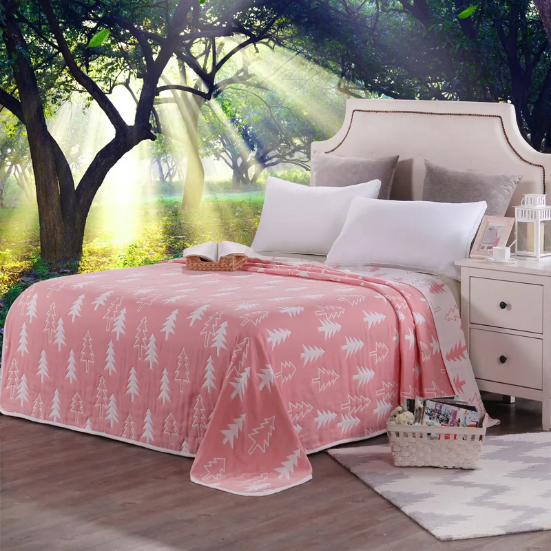 Роскошное Двустороннее хлопковое стеганое детское одеяло большого размера