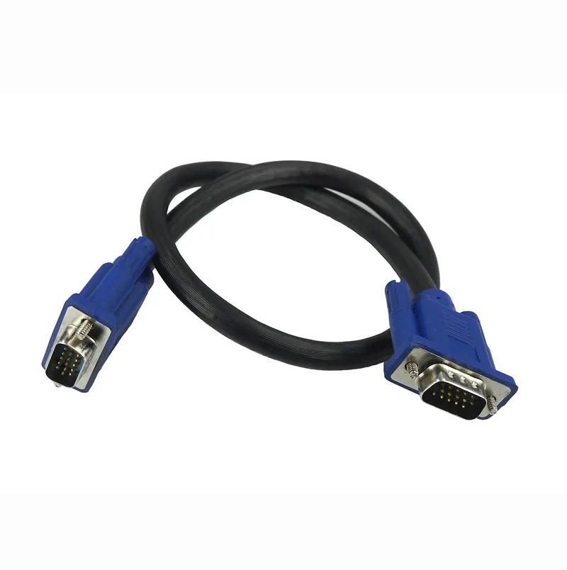 Кабель VGA Папа-папа 3 + 6 HD 15pin для ЖК-проектора ПК ноутбука монитора 0 5 м 1 |