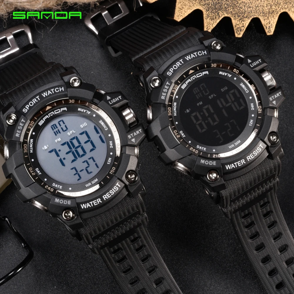 Men's Sport Watch Waterproof Men G Style Electronic Countdown Alarm Clock Digital Wrist watches For reloj hombre | Наручные часы