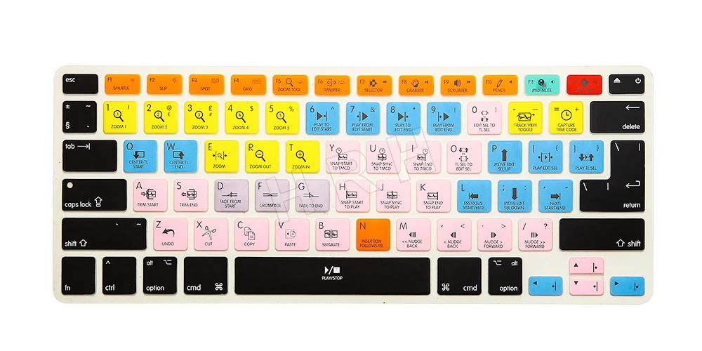 Силиконовый чехол для клавиатуры Avid Pro Tools функциональный ярлык Macbook Air 13 дюймов |