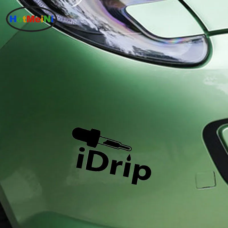 HotMeiNi iIDrip Наклейка Виниловая наклейка для автомобиля забавная Vape капельная Vapor Cloud