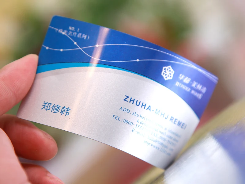 Заказная глянцевая ПВХ визитная карточка печать пластиковая карта/пластиковая