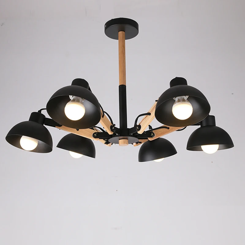 2020 черная маленькая железная чаша люстра для столовой | Лампы и освещение