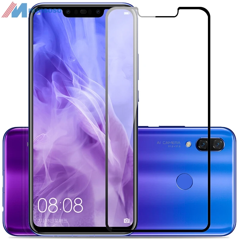 Закаленное стекло с полным покрытием для Huawei P Smart Plus Защита экрана INE LX1