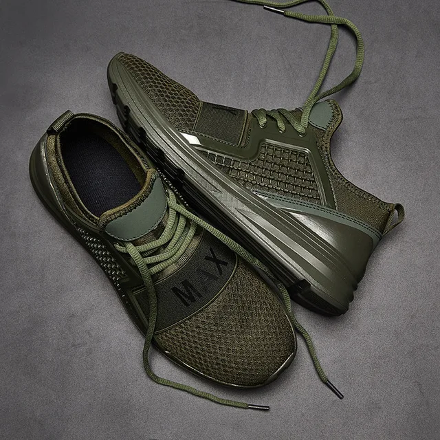 MinanSer Fashion Shoes Men 2019 Sneakers Casual Brand Design For Male Breathable Weave Mesh Lacing Up Spring Summer | Обувь