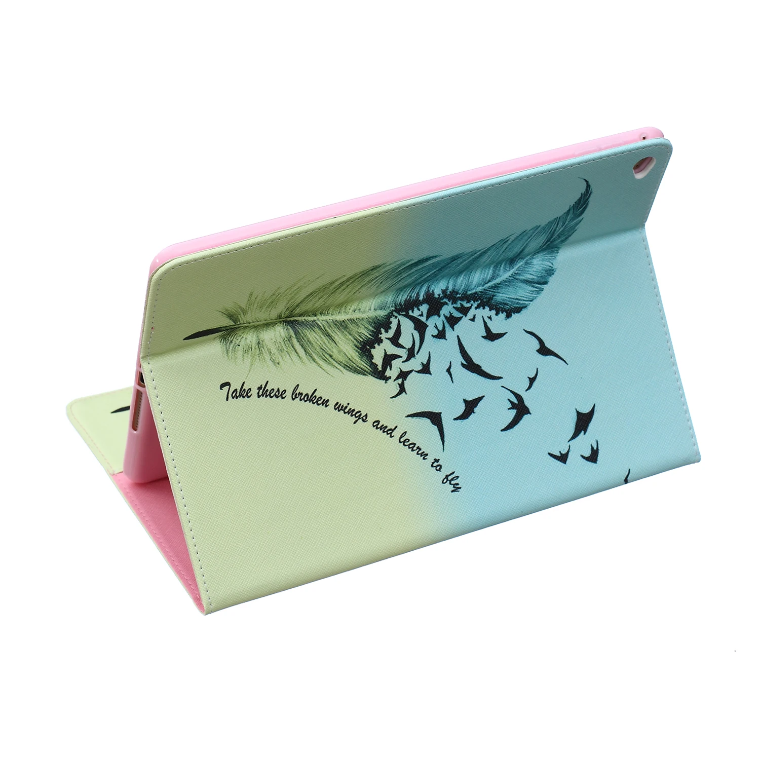 Чехол книжка из ПУ кожи с принтом Don't touch me для Apple iPad Air 2|cover for ipad|for ipadcase apple |