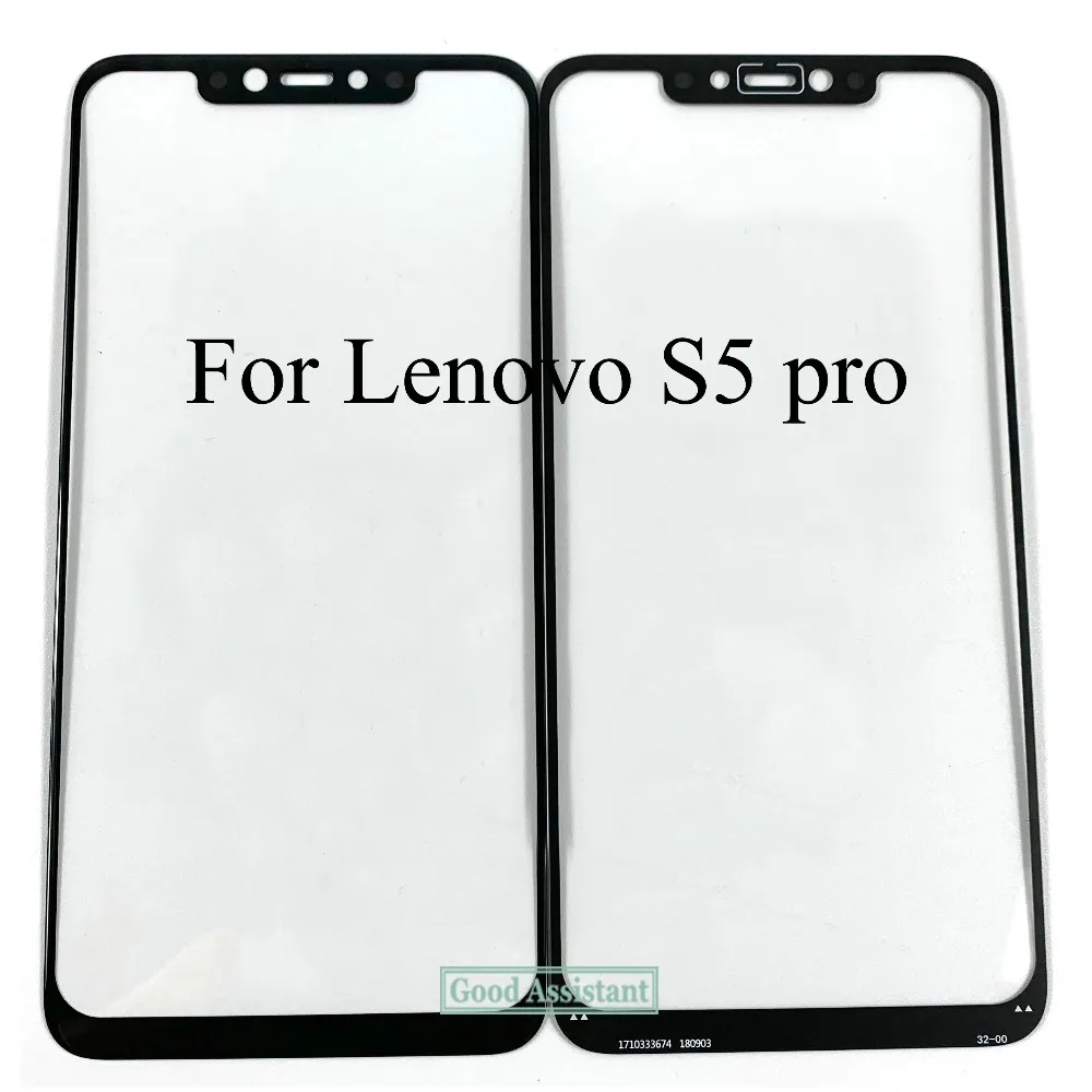 Черный Для Lenovo S5 pro L58041/для GT L58091 ремонт переднего внешнего стекла объектива