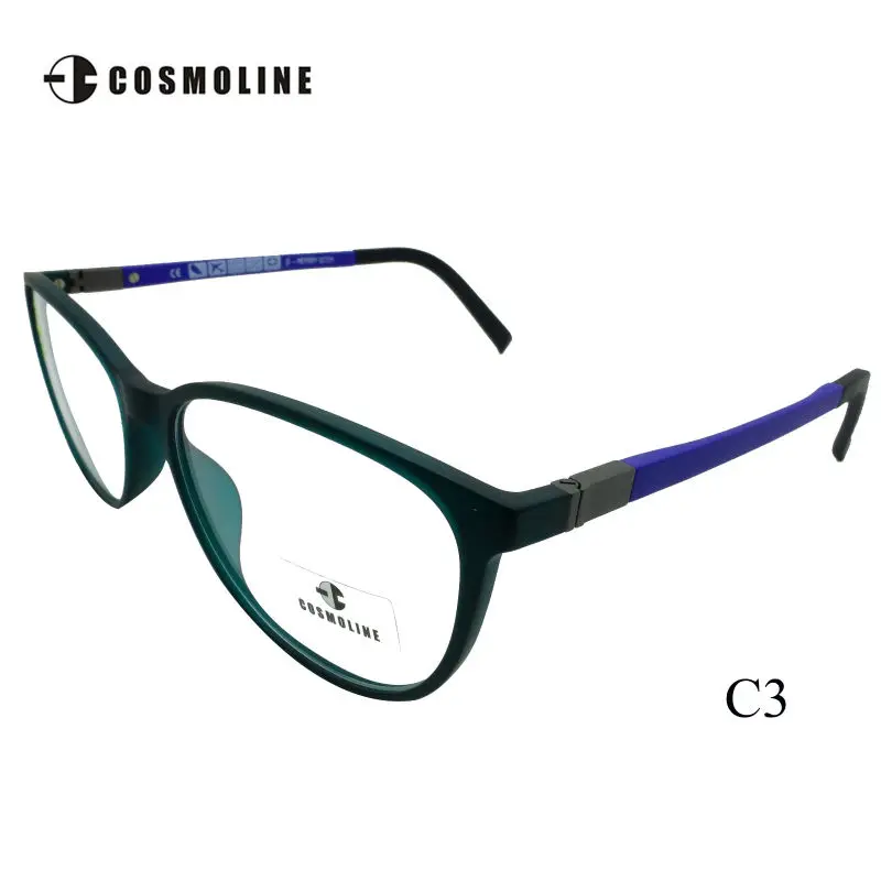 Cosmoline 100% Бренд Оптические Очки Кадр для Женщин Мода Памяти Титановые Кадров 397 |