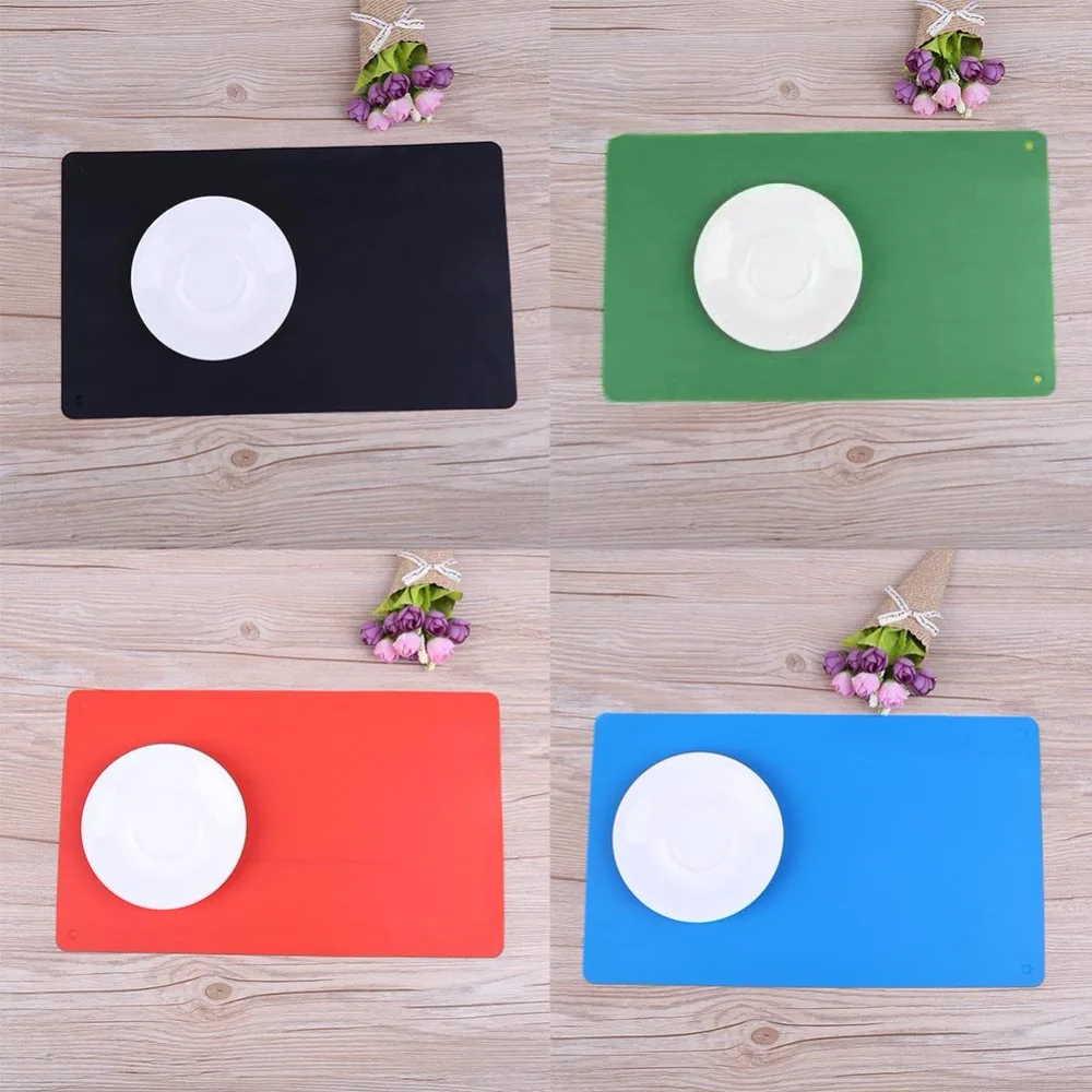 1 шт. силиконовый нескользящий коврик для обеденного стола 360X220 мм|heat resistant pad|place