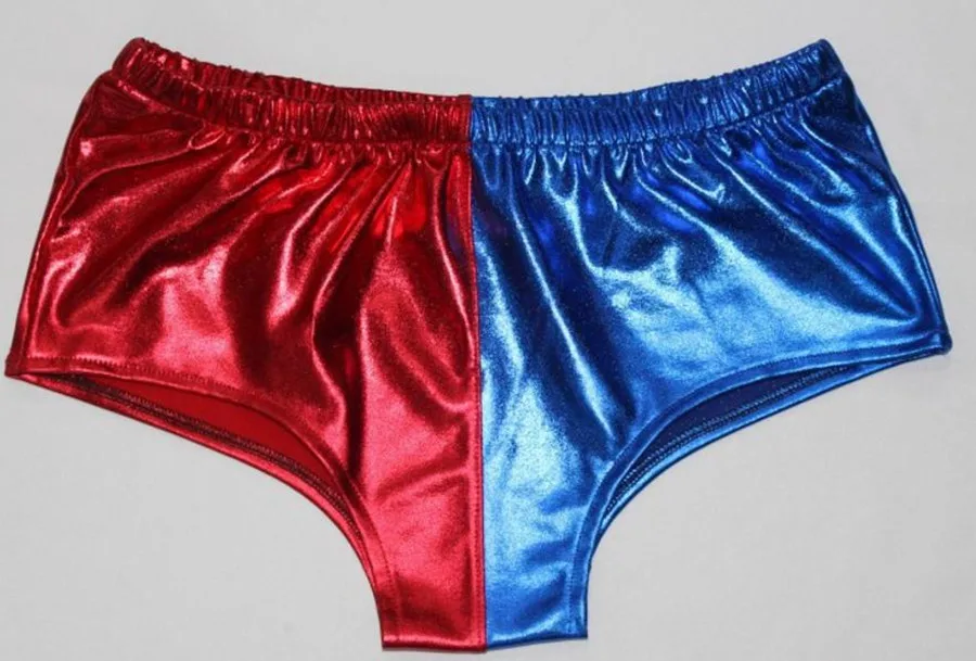 A style short Отряд Самоубийц Харли Квинн косплей костюм футболка пальто куртка набор аксессуаров Серьги Воротник браслет пояс перчатки - Цвет: A style short