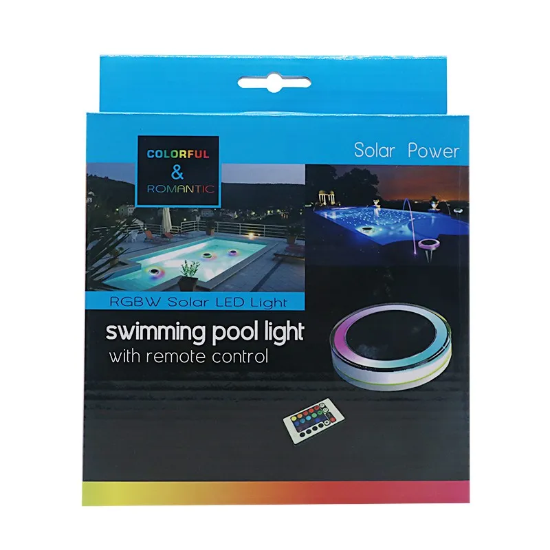 SZYOUMY светодиодный подводный RGB фонарь солнечной энергии Пруд Открытый для бассейна, погружаемый в воду водонепроницаемый декоративный светодиодный фонарь пульт дистанционного управления