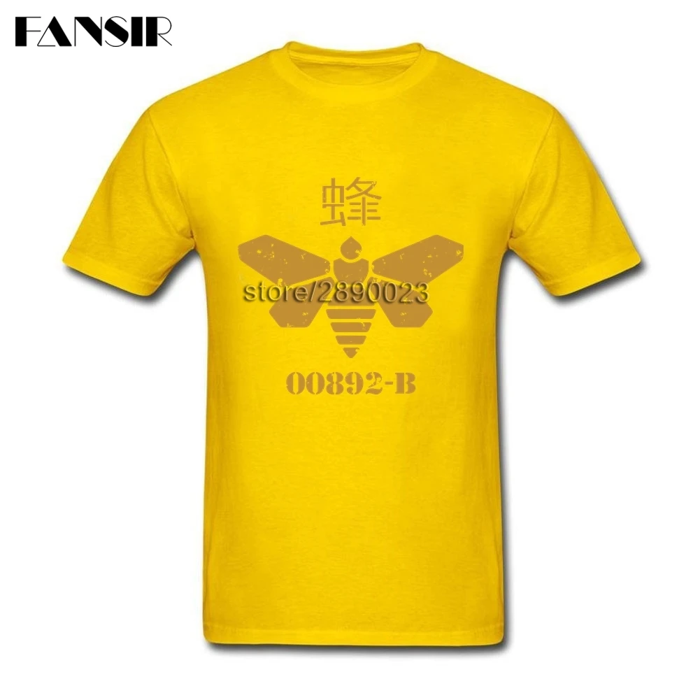 Bee Breaking Bad Men Tshirt Funny T Shirts Short Sleeve Cotton Custom XS-3XL Clothes For Teenage | Мужская одежда