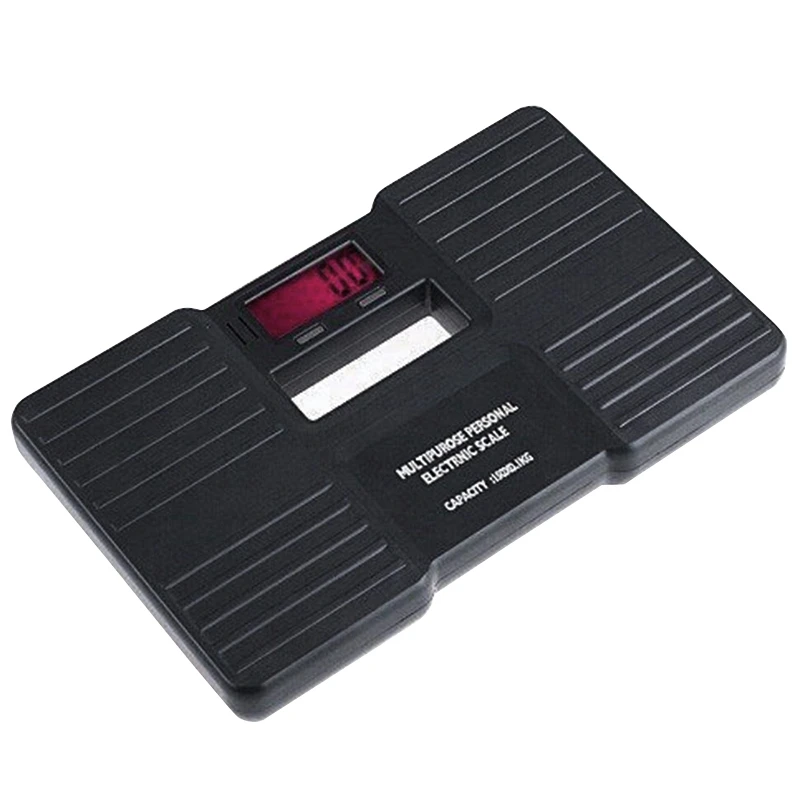 Black 150 кг цифровые электронные весы для фитнеса, электронные весы для здоровья, напольные весы с ЖК-дисплеем - Цвет: Black