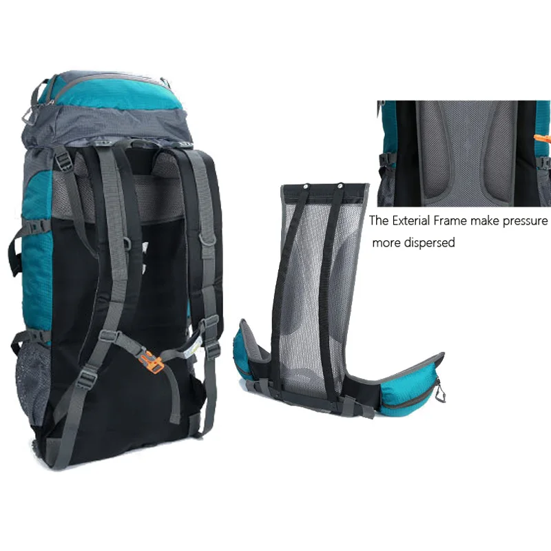 85L Waterproof Outdoor Hiking Backpacks Men Nylon Sports Bag Backpack Camping Travel Climbing Mountaineering Rucksack Male | Спорт и