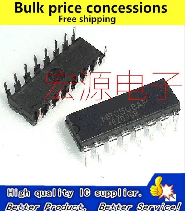 

Бесплатная Доставка 10 шт./лот MPC508AP MPC508 DIP-16 IC