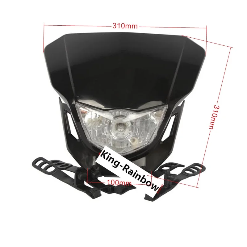 12V 350W Новый стильный Универсальный светильник для мотоцикла обтекателя уличного