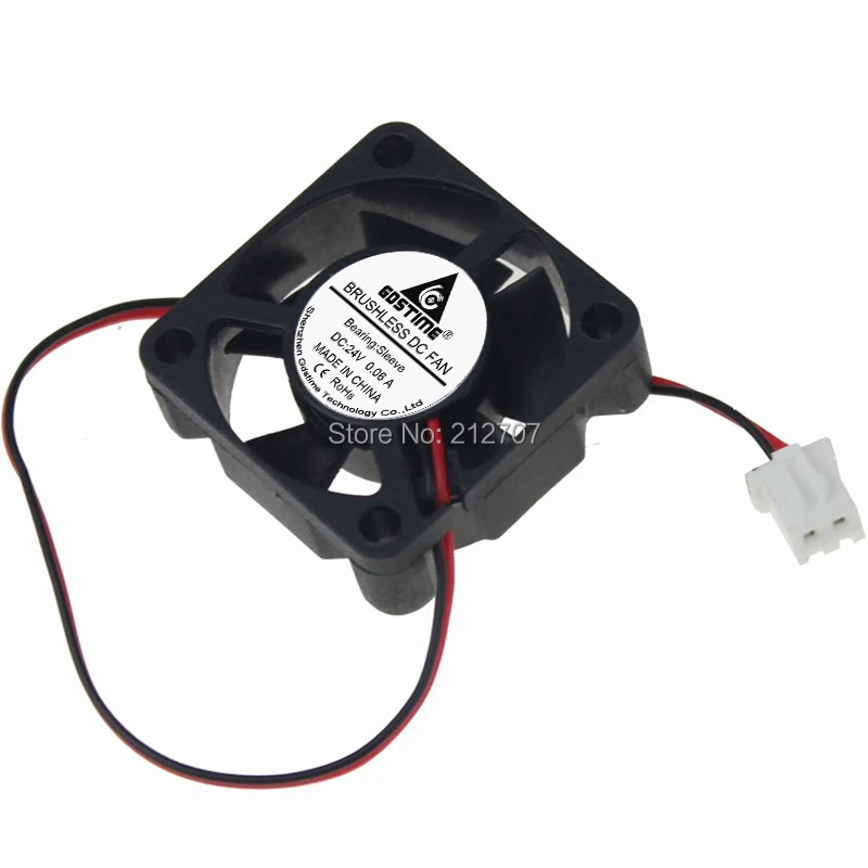 Вентилятор охлаждения Gdstime DC 24 V 10 шт. 30 мм 30x30x10 3010 s 3 см 2 pin|cooling fan 30mm|24v cooling fanfan 30mm |