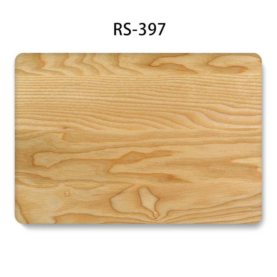 Модный чехол для ноутбука с деревянной росписью для MacBook retina Pro Air 13 15 12 дюймов, жесткий противоударный чехол s для A1990 A1706 A1398, чехол из ПВХ