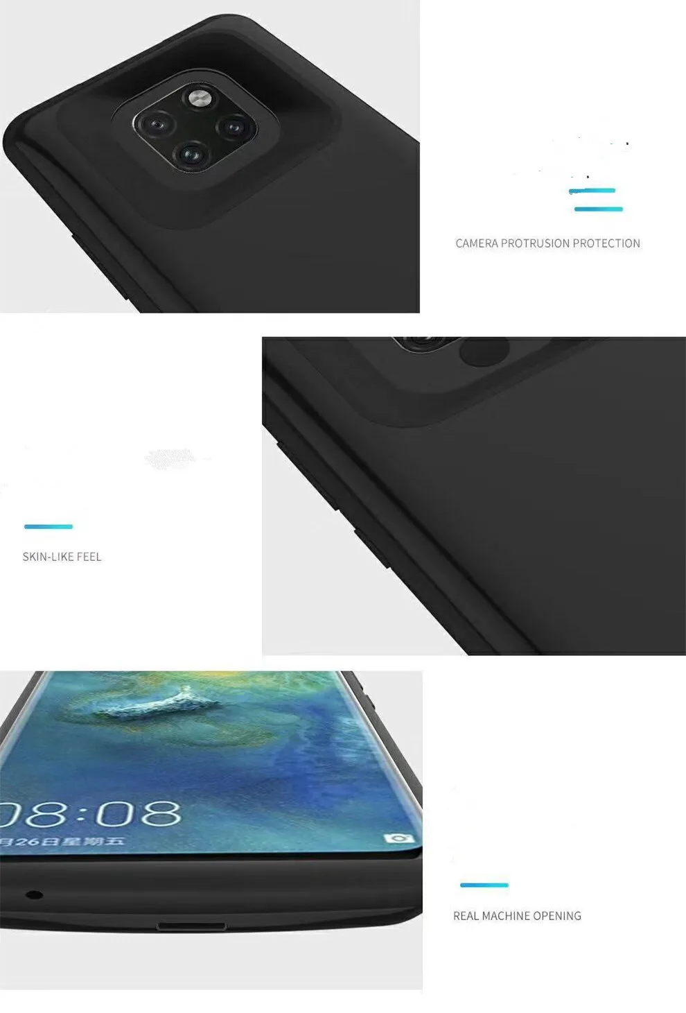 

6800mah Battery Charger Case For Hauwei Mate 20 pro shockproof External Power Bank Charging Back for huawei mate 20 pro