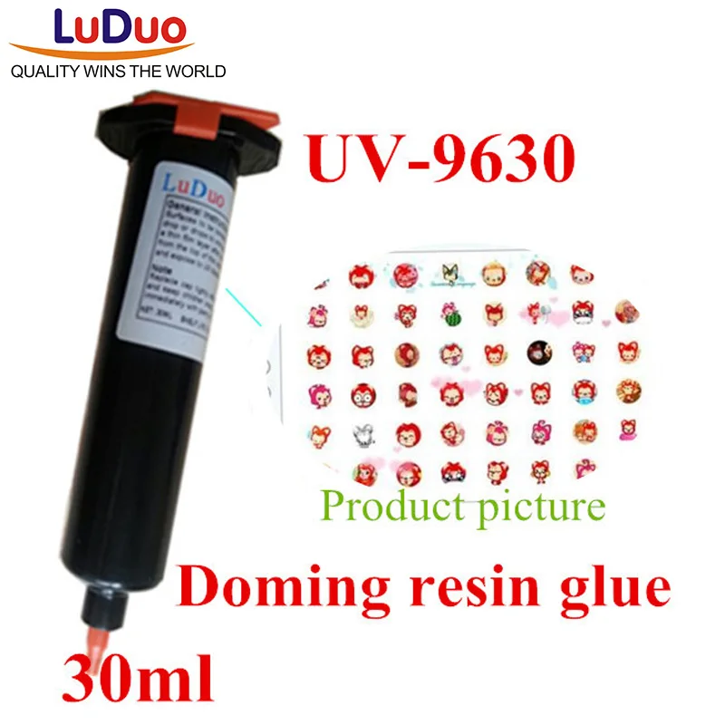 DIY UV 9630 УФ куполообразная Смола мягкая 30 мл клейкая Жидкость оптический