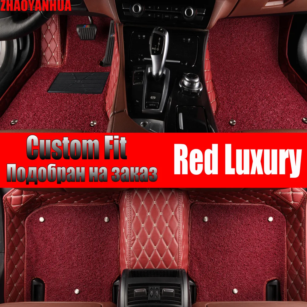 

ZHAOYANHUA car floor mats made for Hyundai Tucson ix35 heavy duty anti skid high quality case car-styling carpet rugs liners (20