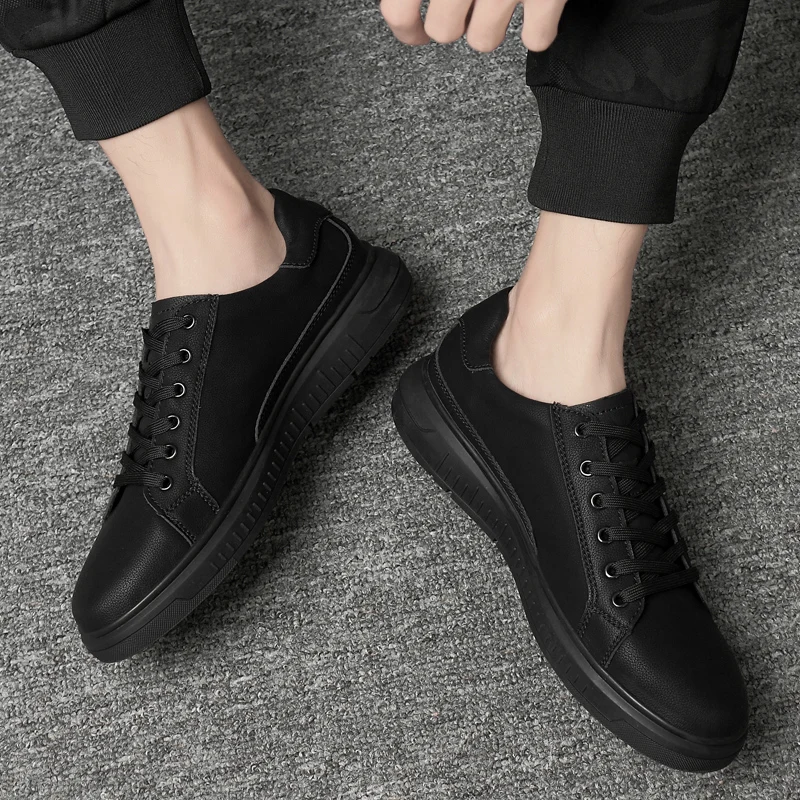 Flat Shoes Mens Fashion Sneakers Spring Autumn Casual Loafer Student Outdoor Trend Skateboarding Track Field Walking 51766 | Обувь