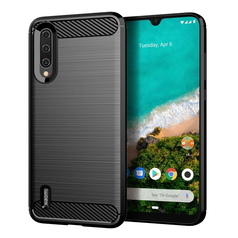 Для Xiaomi Mi A3 Силиконовый прочный защитный мягкий чехол для Xiomi чехлы телефонов Fundas