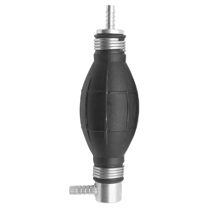 6mm Автомобиль Мотоцикл резиновый алюминиевый Сферический ручной топливный насос линия дизельного бензина праймер лампа для двигателя бензиновый бак соединительный стержень - Цвет: 6mm