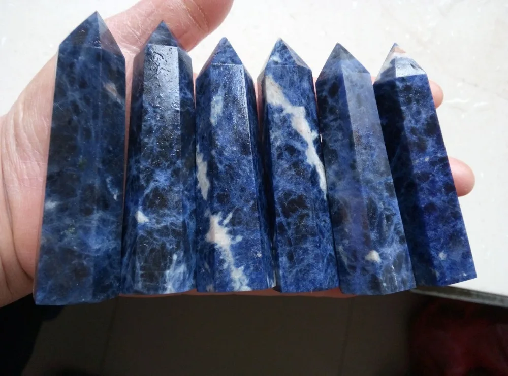 

6 шт. натуральный кальдалитовый кварцевый кристалл, минеральный камень