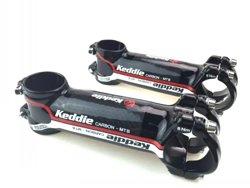 Keddie красный сплав + 3k Углеродное волокно шток горного велосипеда stem60/70/ 80 /90/ 100 /110
