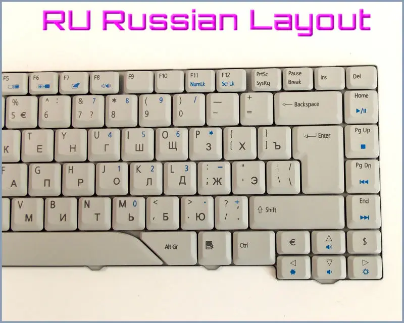 Клавиатура Новая русская версия для ноутбука Acer Aspire 4210 4220 4310 4260 4520 4530 4920 4710 4720 4730