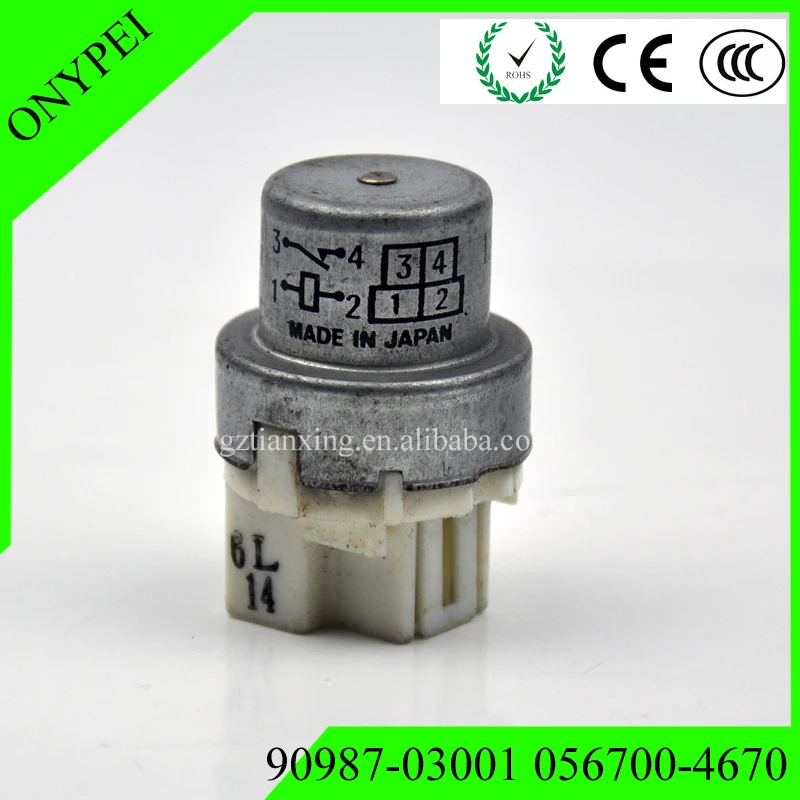 90987 03001 056700 4670 4Pin кулер реле вентилятора для Toyota Camry Corolla MR2 Lexus 9098703001