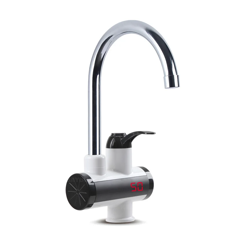 water heater 3000 Вт Электрический кран мгновенный проточный Электрический водонагреватель кран кухонный светодиодный температурный дисплей - Цвет: water heater