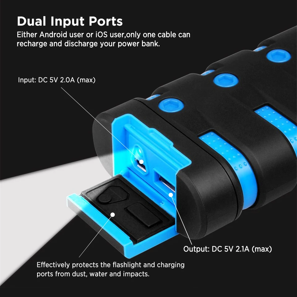 EasyAcc 9000mAh 5V 2.1A Powerbank External battery charger power bank For iphone Xiaomi Huawei Mobile Phone Outdoor Camping | Мобильные