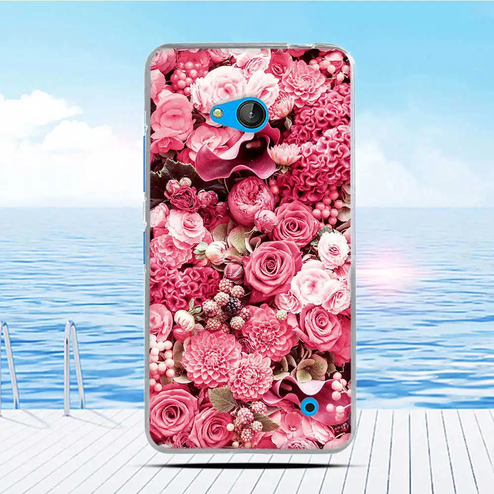 Мягкий силиконовый чехол из ТПУ для Nokia Microsoft Lumia 640 с 3D рельефным рисунком|Бамперы|