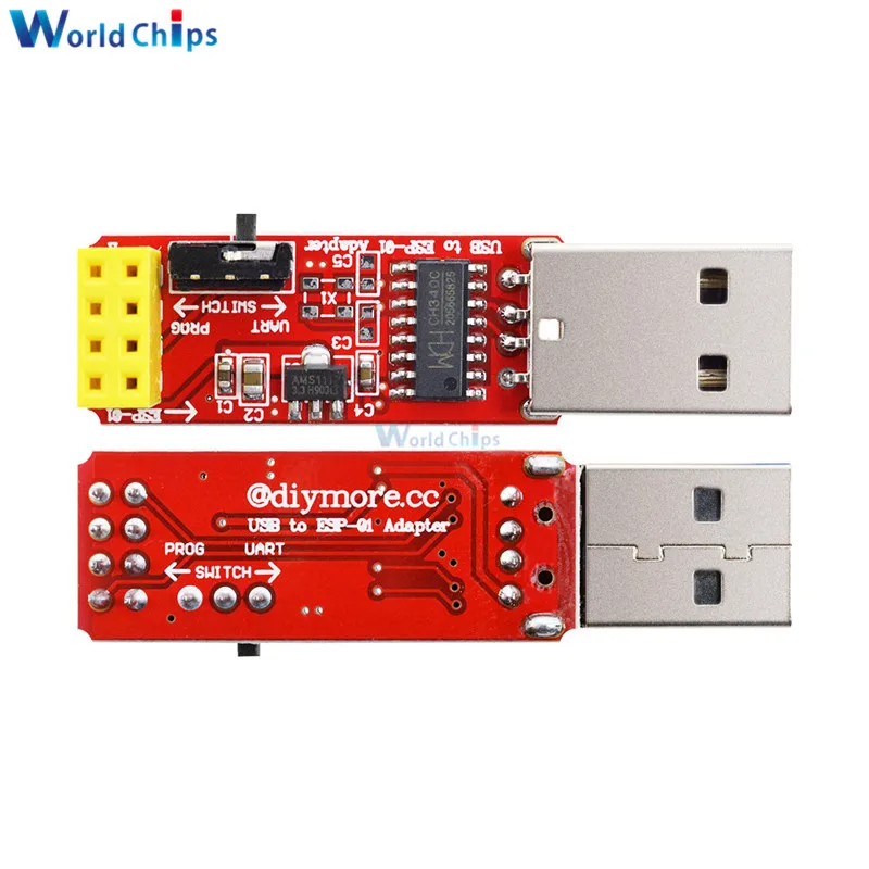 Плата разработки беспроводного Wi Fi ESP01 ESP01S модуль CH340G CH340 USB к ESP8266