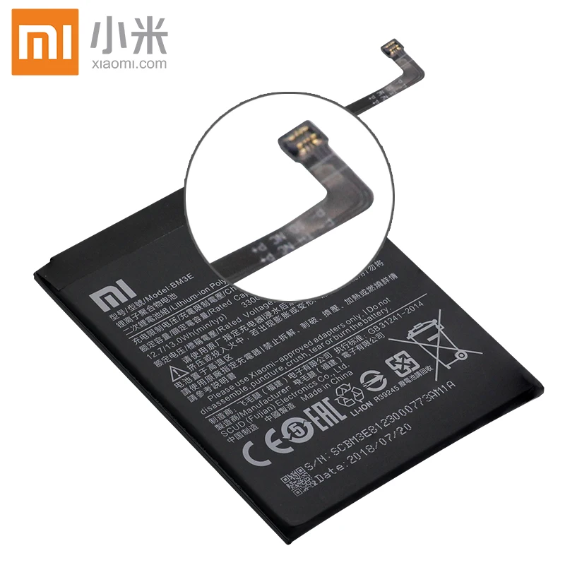 Аккумулятор для телефона Xiao mi BM3E для Xiaomi mi 8 mi 8 M8, настоящий аккумулятор 3400 мАч, высококачественный сменный аккумулятор, Бесплатные инструменты